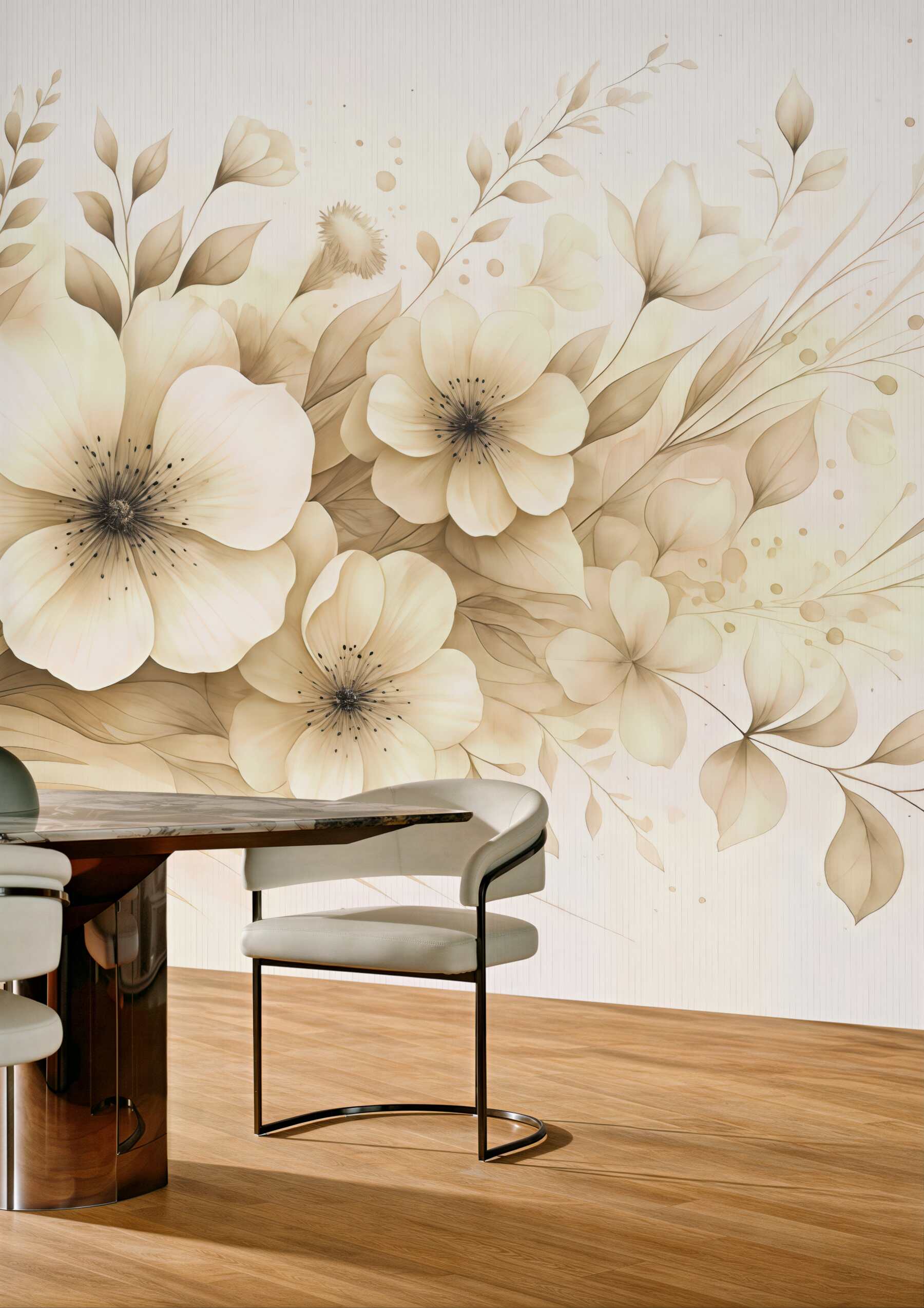 Fototapeta Malarstwo akwarelowe w formie bukietu.