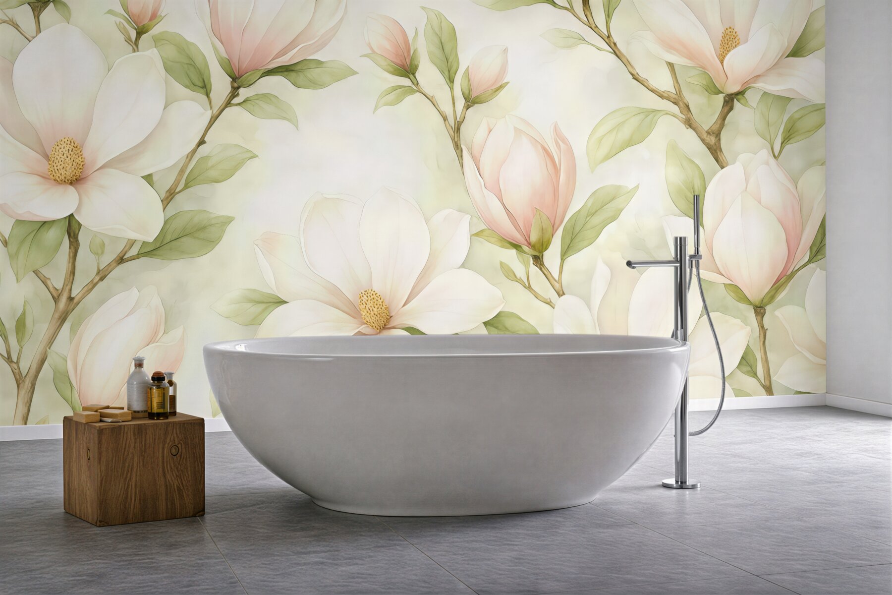 Fototapeta pastelowe magnolie w wiosennym blasku