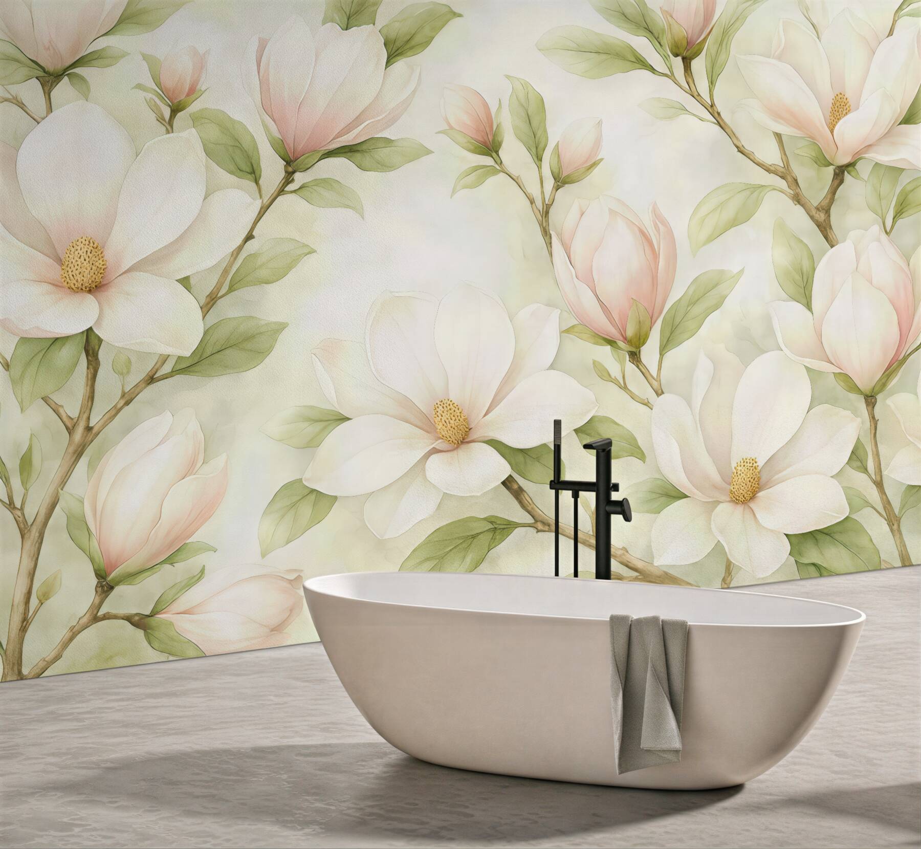 Fototapeta pastelowe magnolie w wiosennym blasku