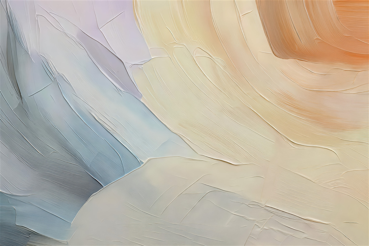 Fototapeta Abstrakcja naśladująca ruchy pędzla.