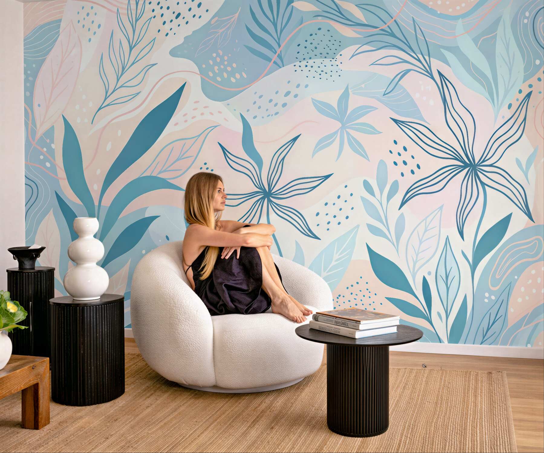 Fototapeta Abstrakcyjny wzór roślinny.