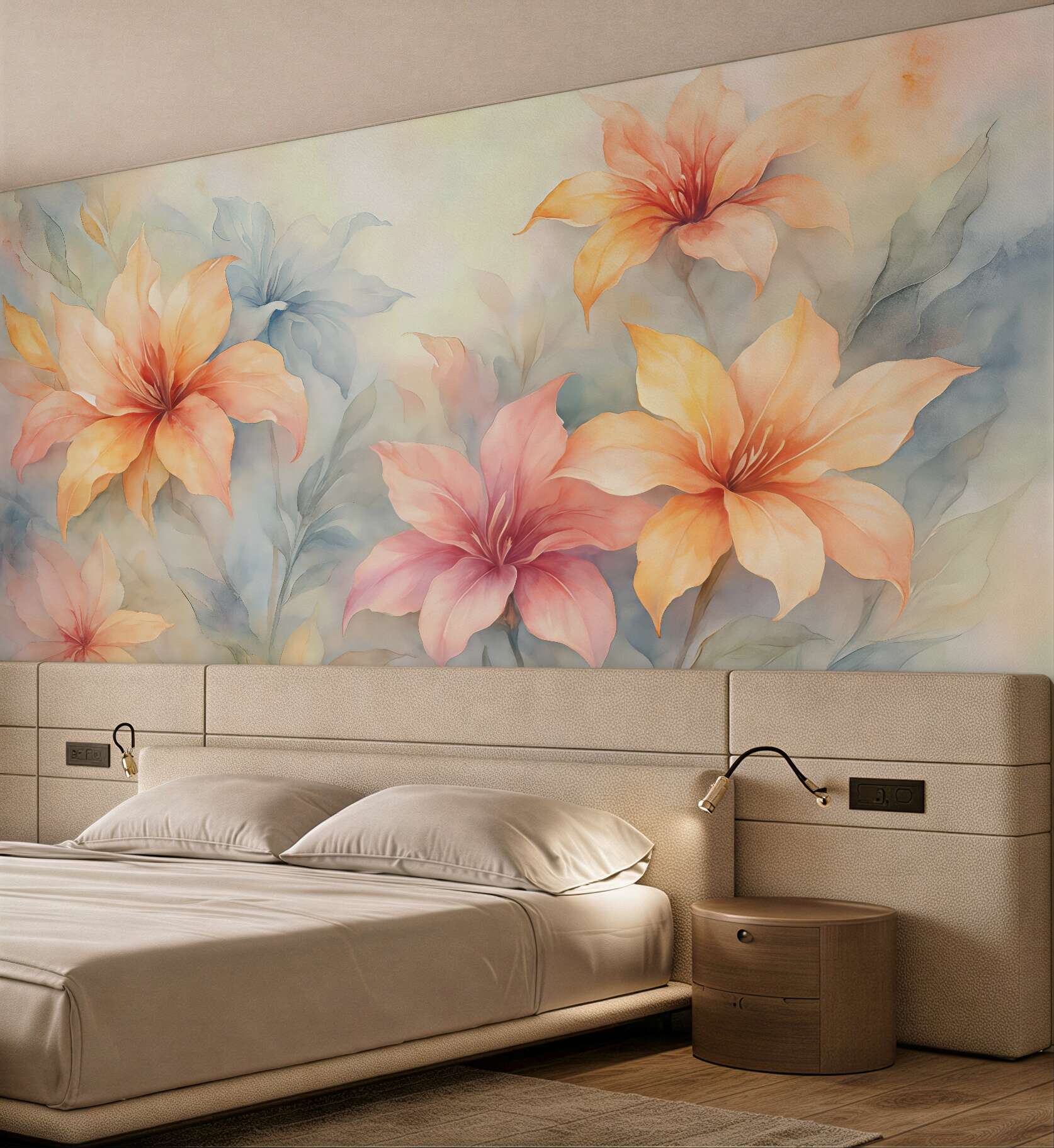 Fototapeta Jasne, abstrakcyjne rośliny.