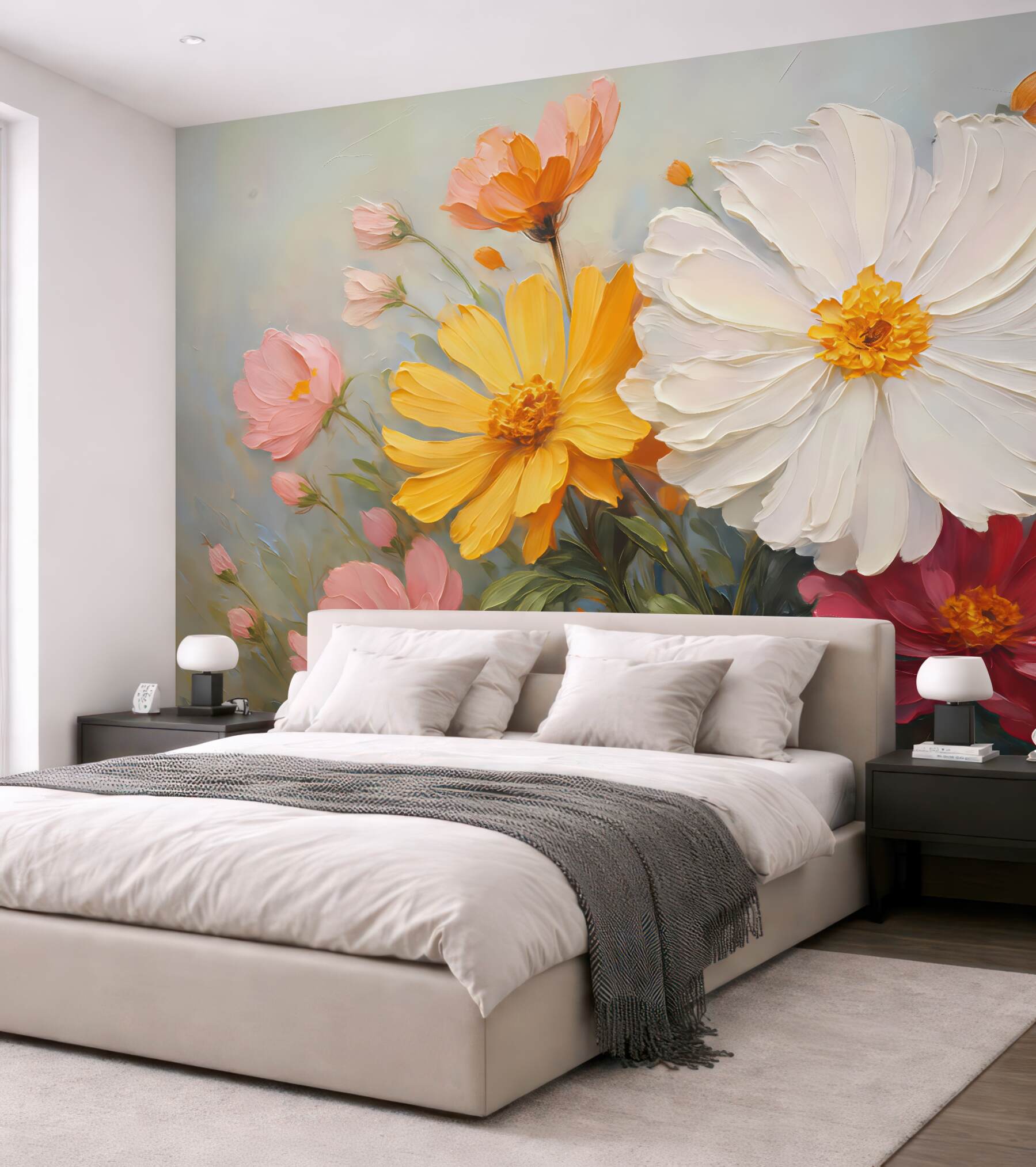 Fototapeta Rysunek naśladujący kwiaty.