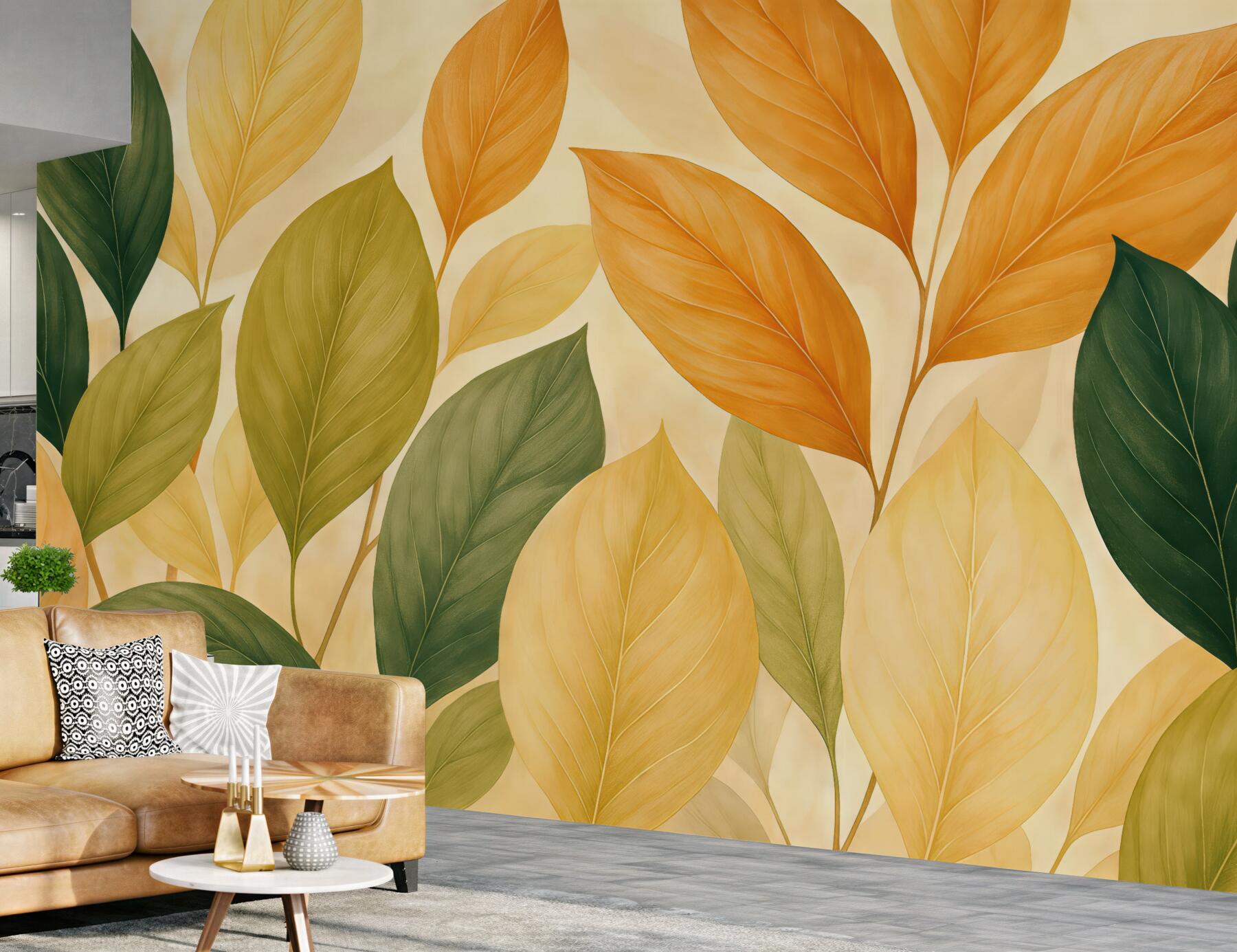 Fototapeta Liście w sezonie jesiennym.