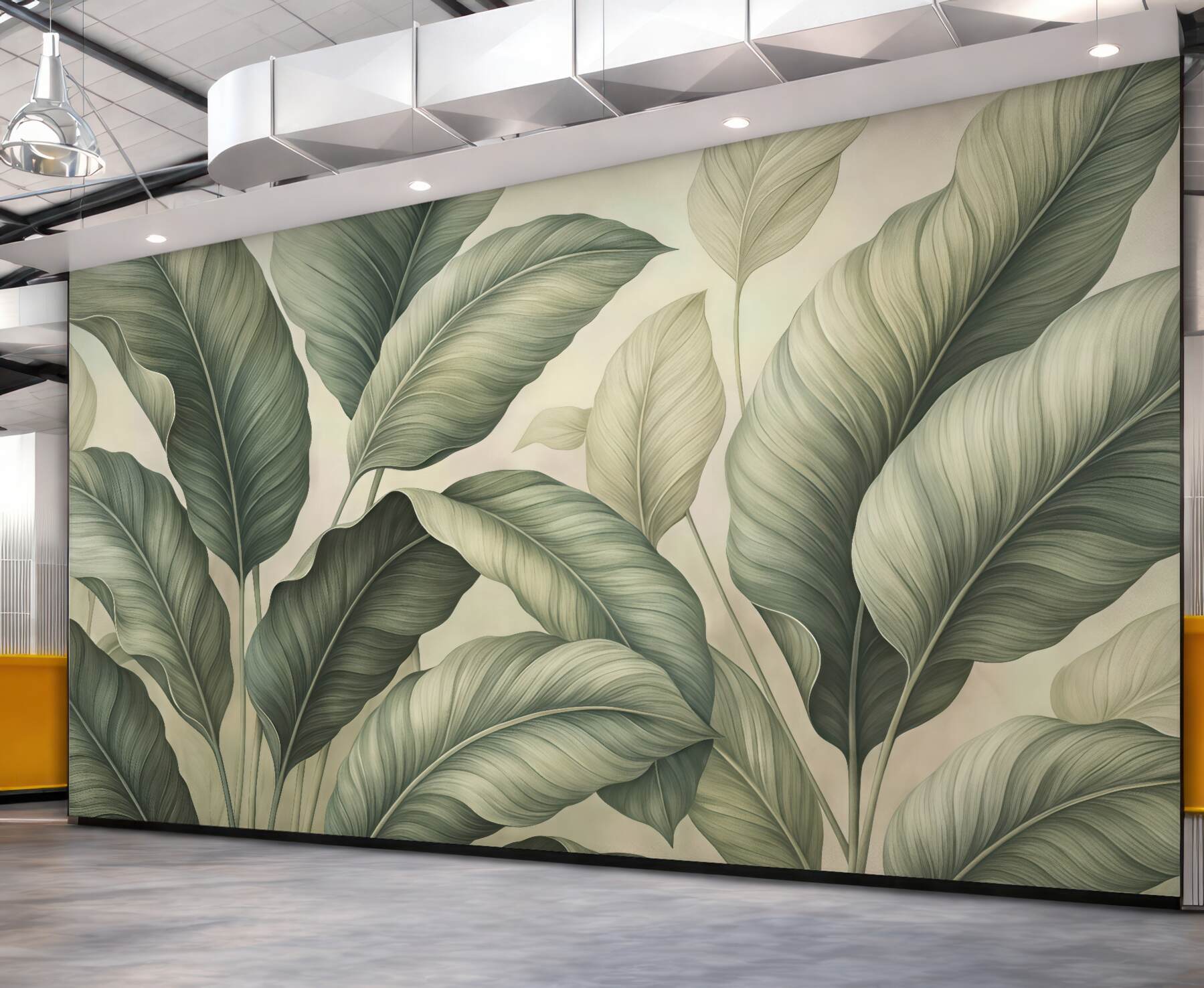 Fototapeta Ogromne tropikalne liście.