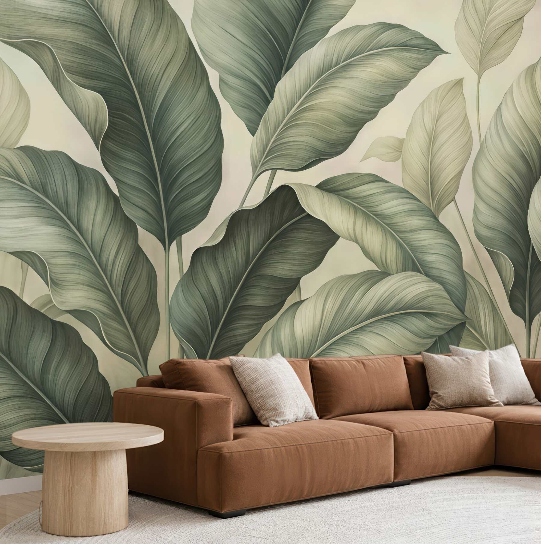 Fototapeta Ogromne tropikalne liście.