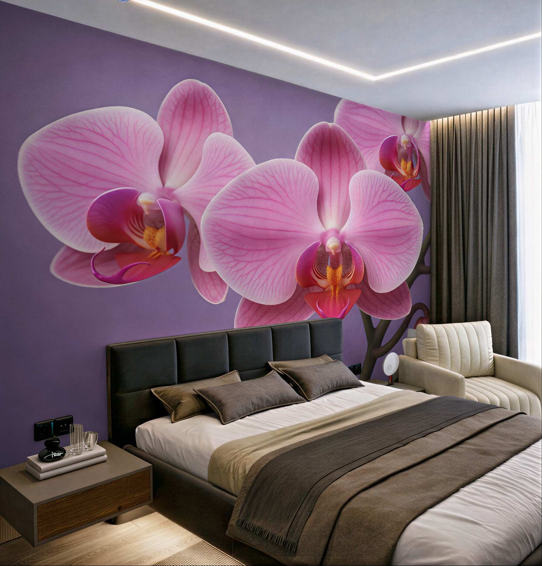 Fototapeta Zjawiskowy kwiat orchidei.