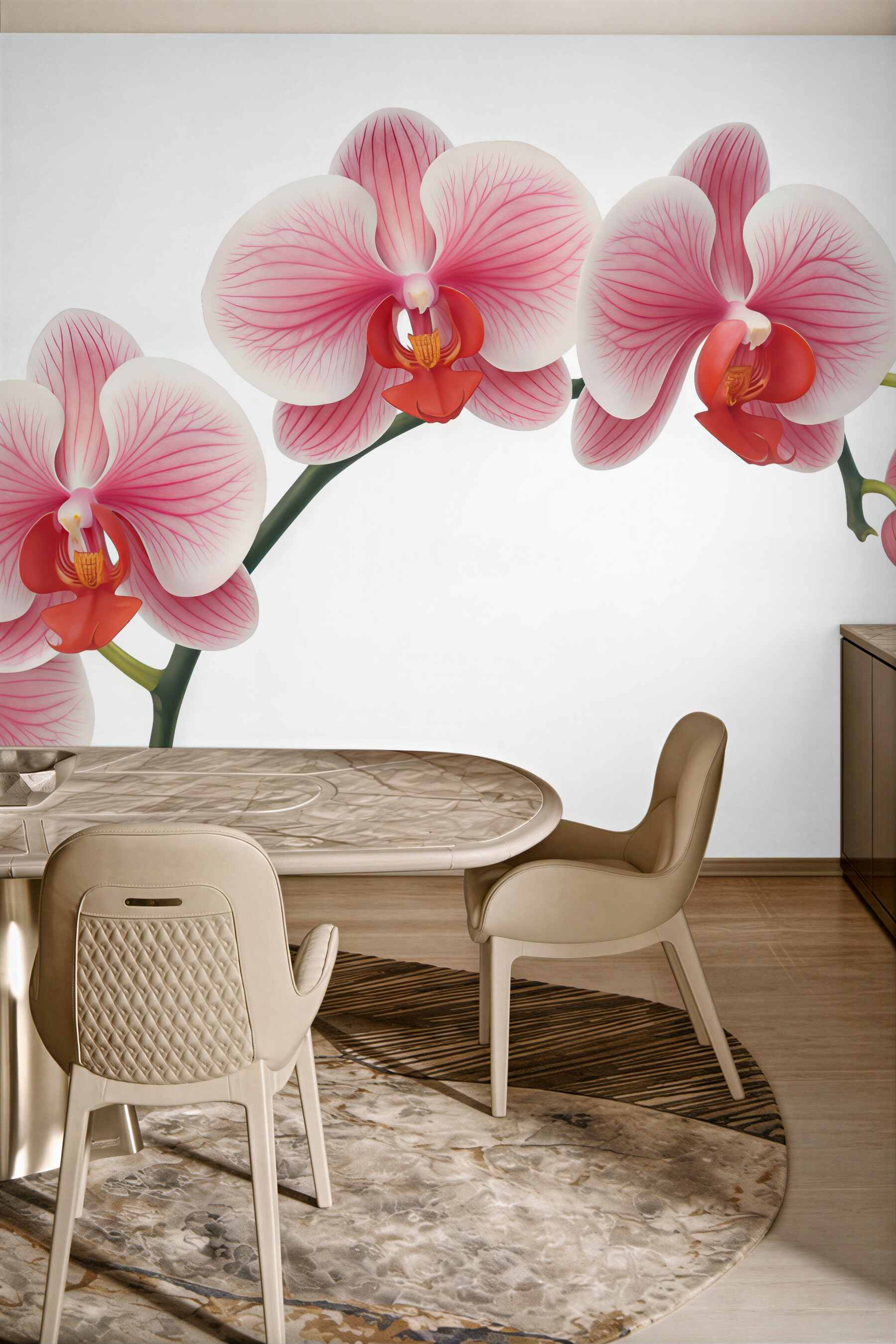 Fototapeta Gałąź kwiatu orchidei.