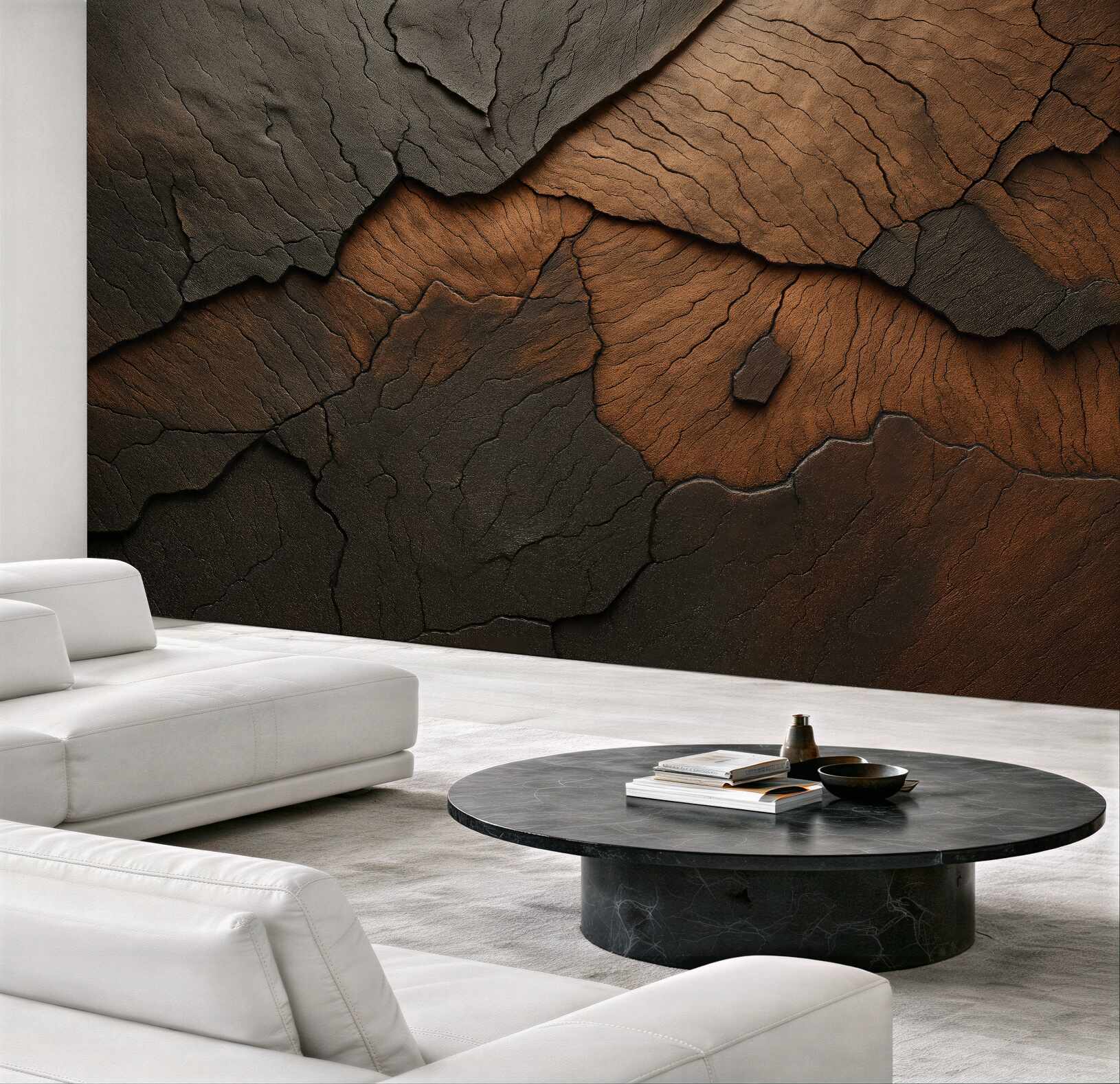 Fototapeta surowa struktura spękanej ziemi