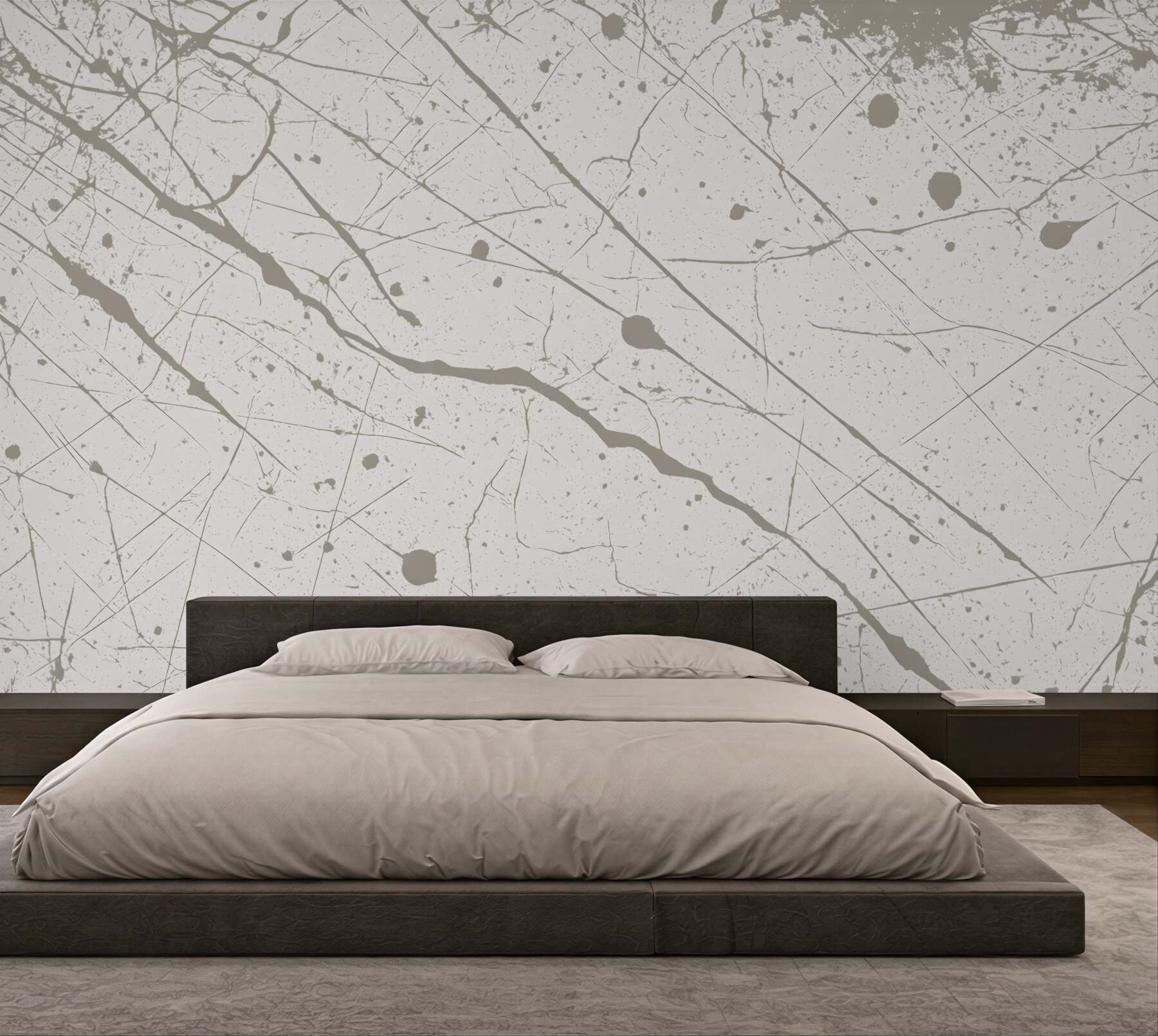 Fototapeta abstrakcyjne plamy farb w pastelowych odcieniach, współczesny styl