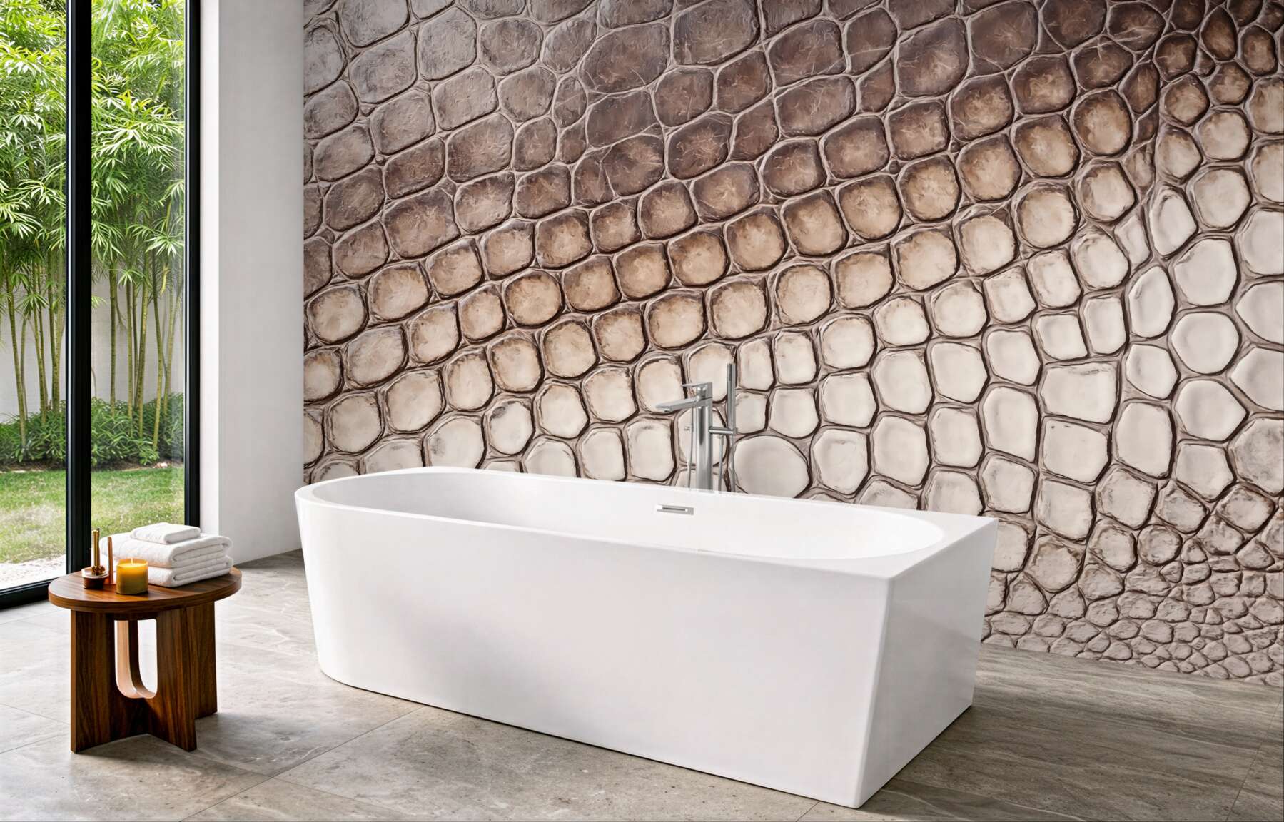 Fototapeta beżowa skóra krokodyla w gradiencie