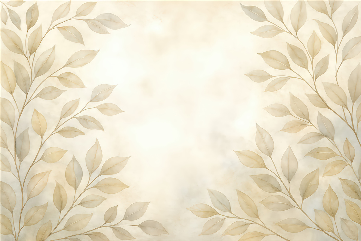 Fototapeta Różowe liście w mgle.