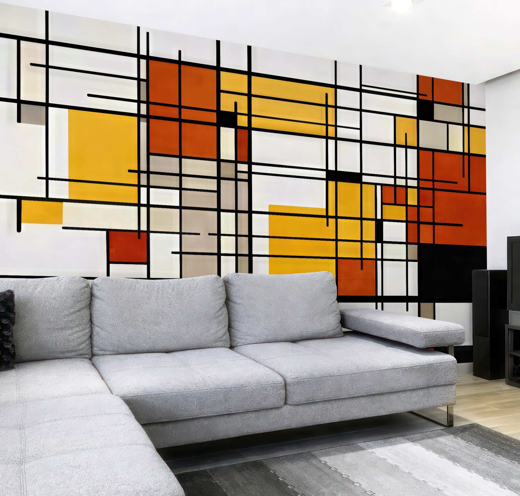 Fototapeta geometryczna energia barw