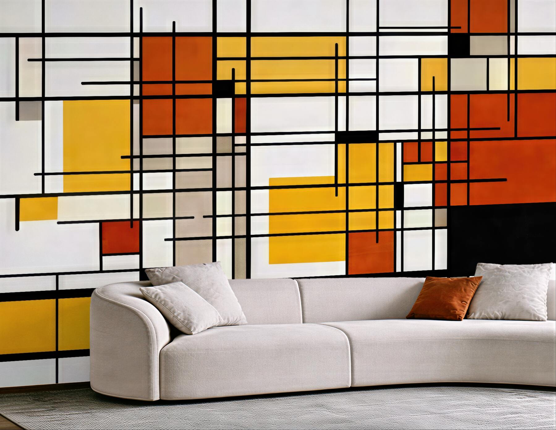 Fototapeta geometryczna energia barw
