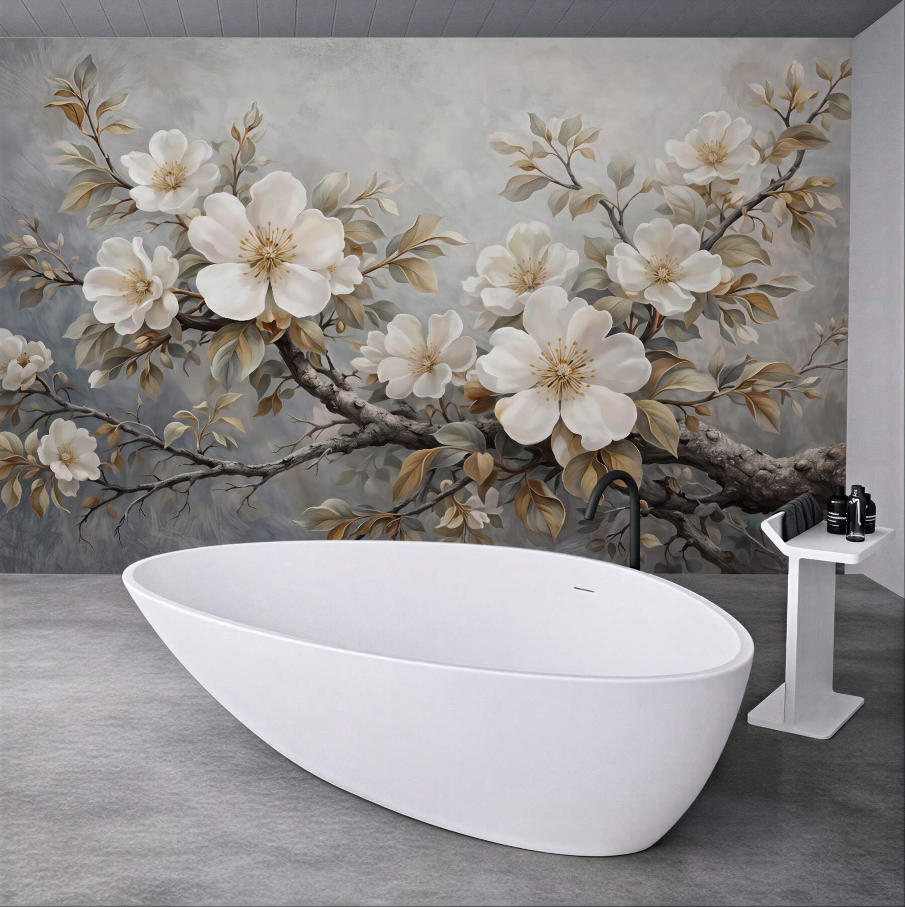 Fototapeta kremowe magnolie w blasku elegancji