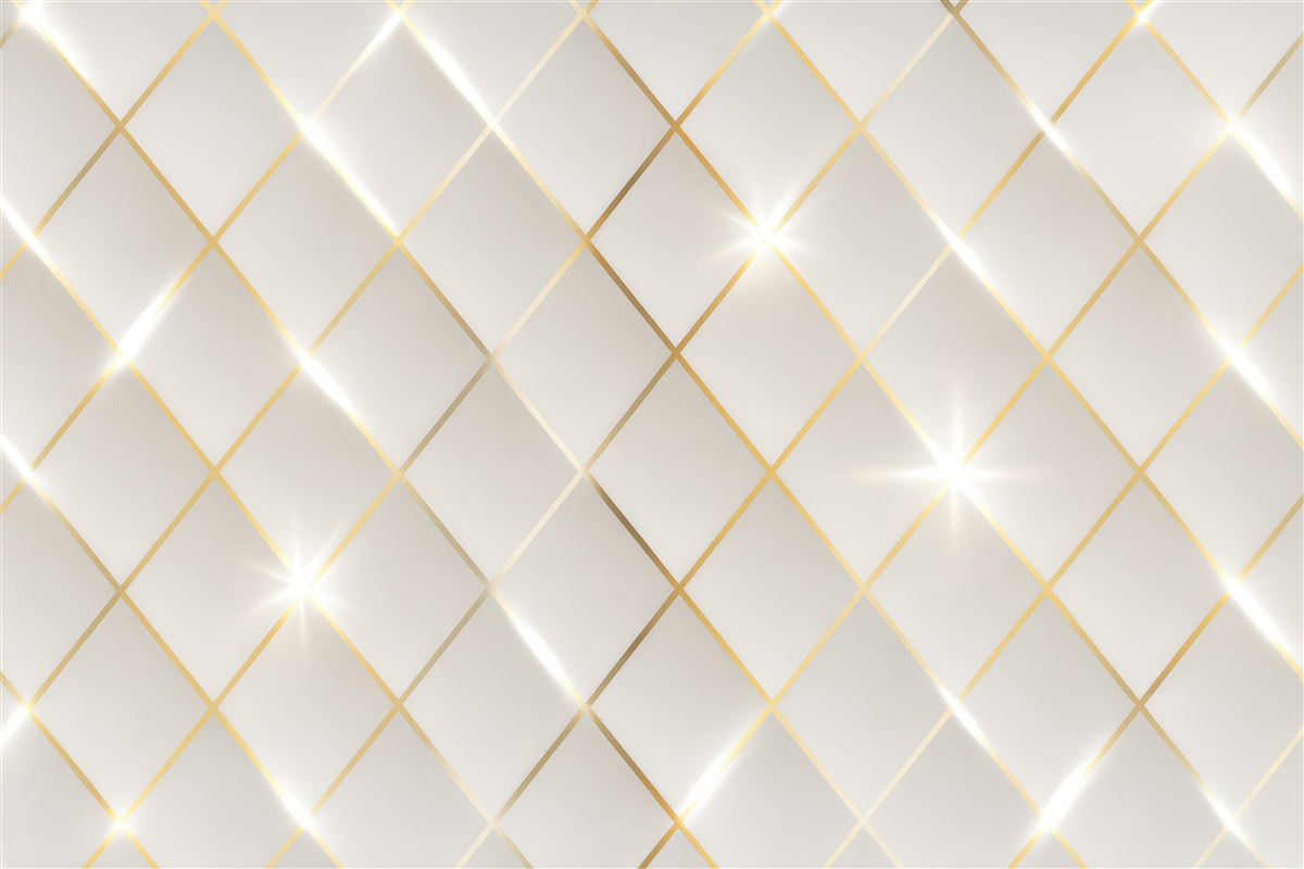 Fototapeta złota geometryczna elegancja z blaskiem