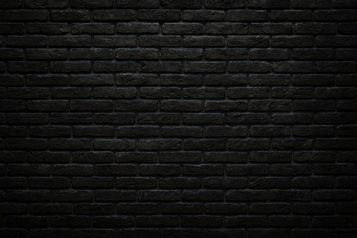 Fototapeta ciemna ceglana ściana loftowa