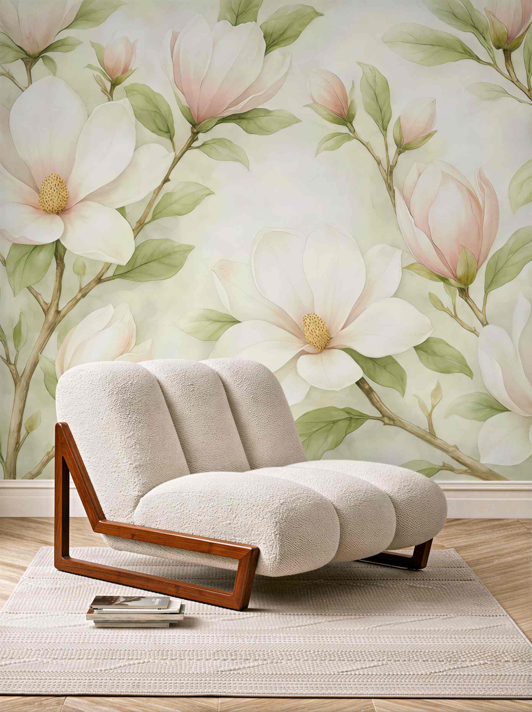 Fototapeta pastelowe magnolie w wiosennym blasku