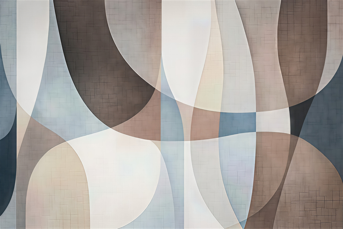 Fototapeta subtelna abstrakcja organicznych form