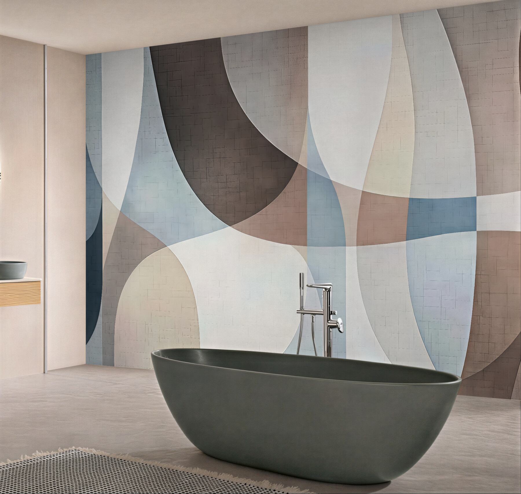 Fototapeta subtelna abstrakcja organicznych form