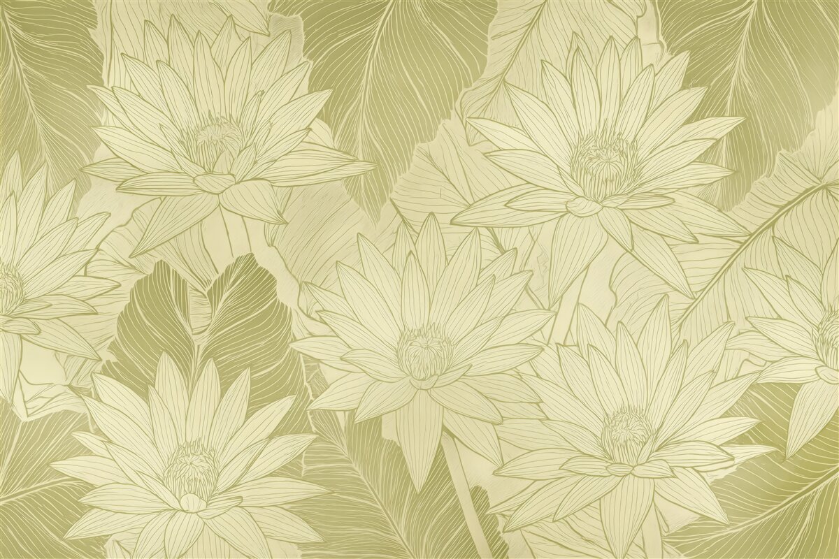 Fototapeta liliowce w subtelnej sepii