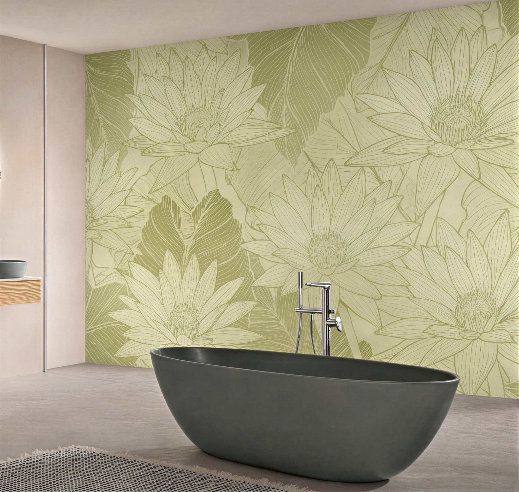 Fototapeta liliowce w subtelnej sepii