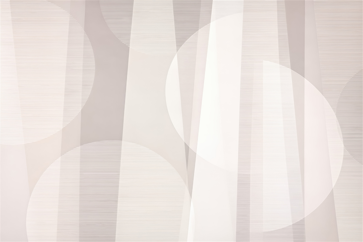Fototapeta subtelna geometria z półprzezroczystymi kołami