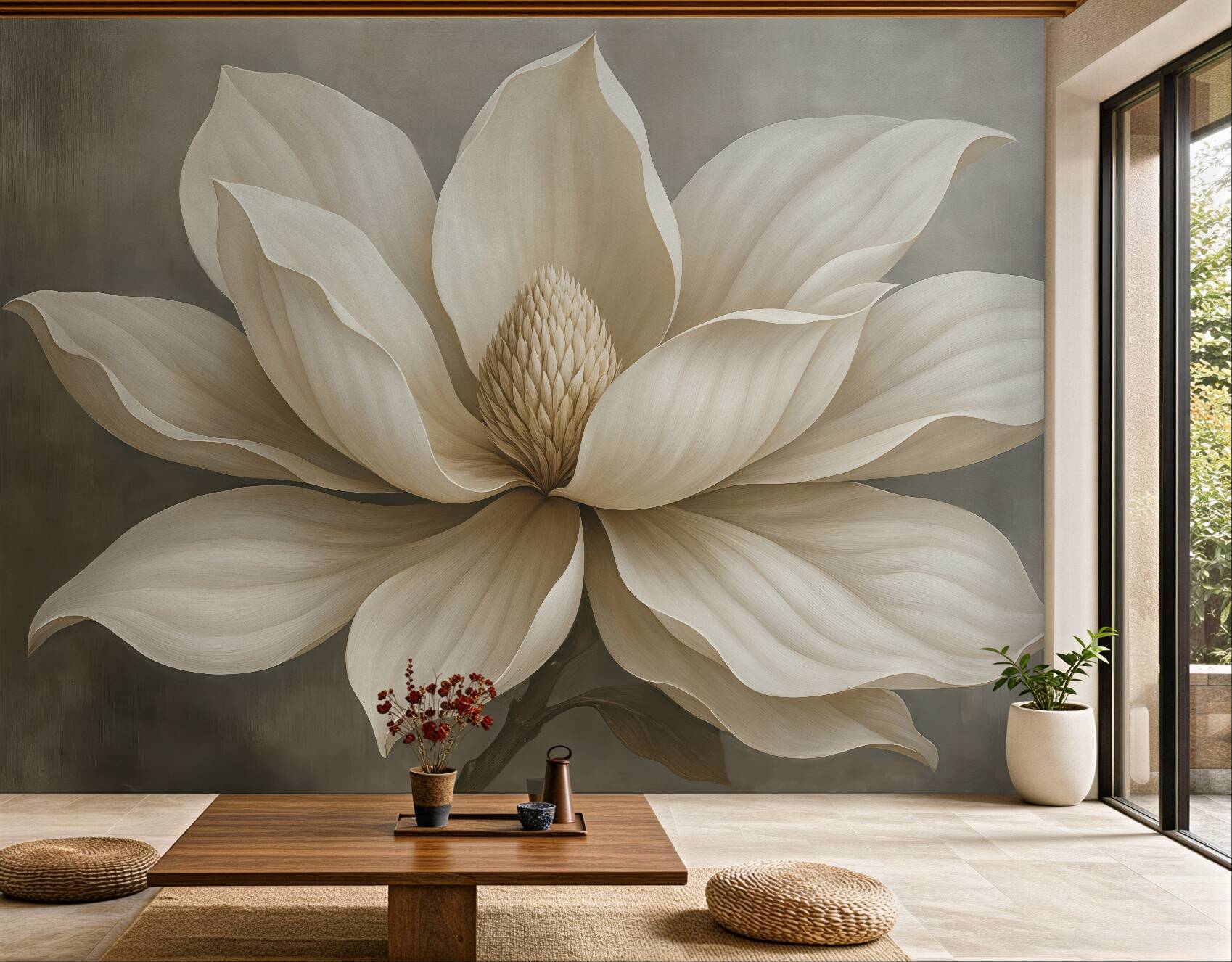 Fototapeta elegancka magnolia w zbliżeniu