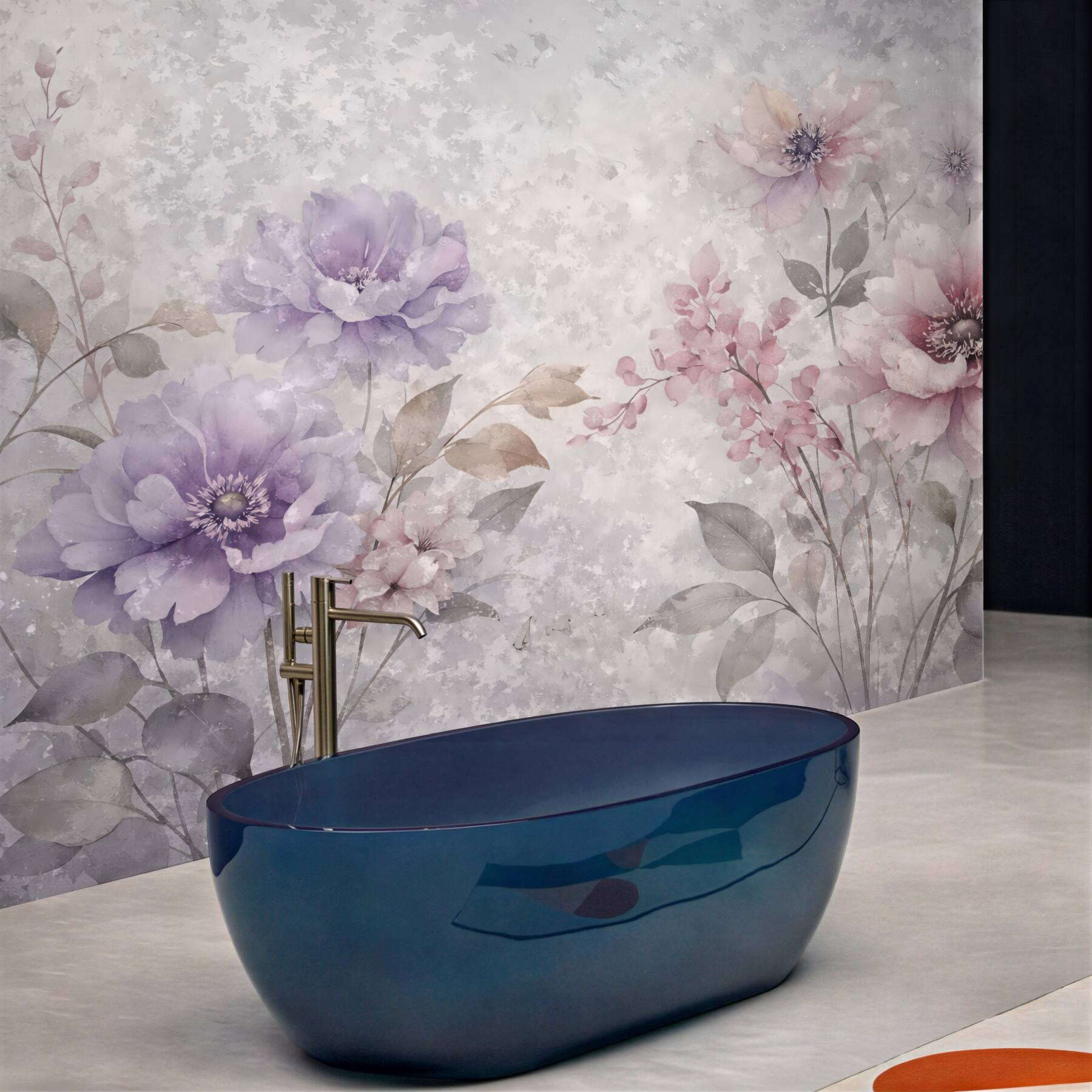 Fototapeta pastelowy ogród w akwarelowym śnie