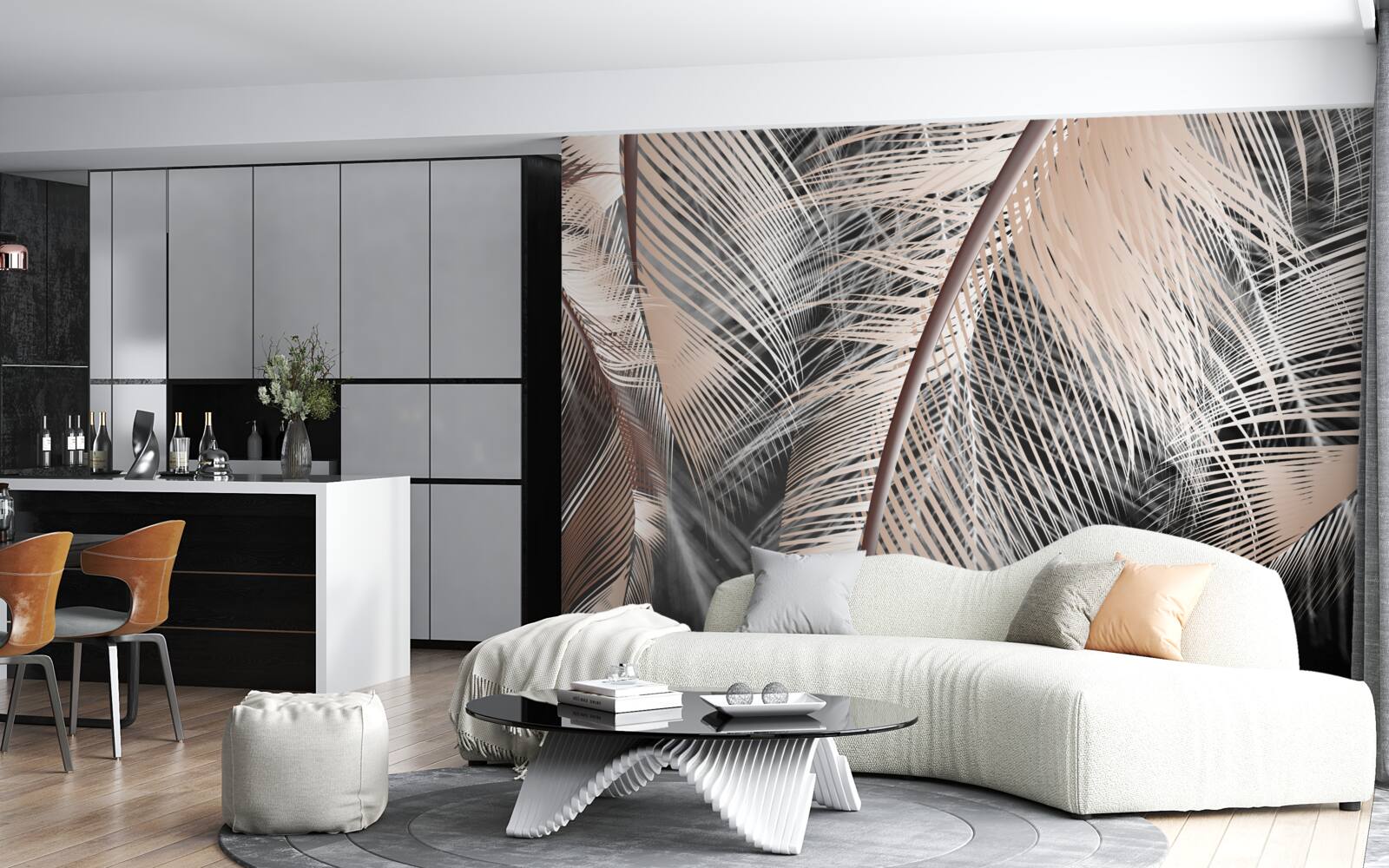 Fototapeta szczegółowy obraz piór