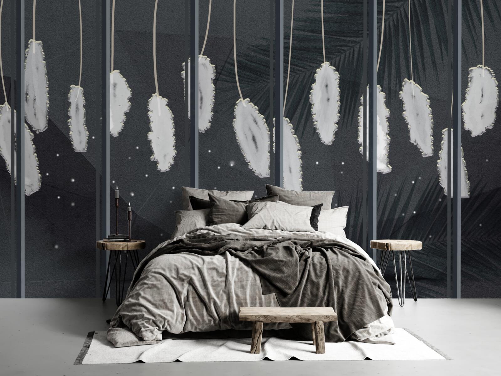 Fototapeta fuzz za wieczorną szybą