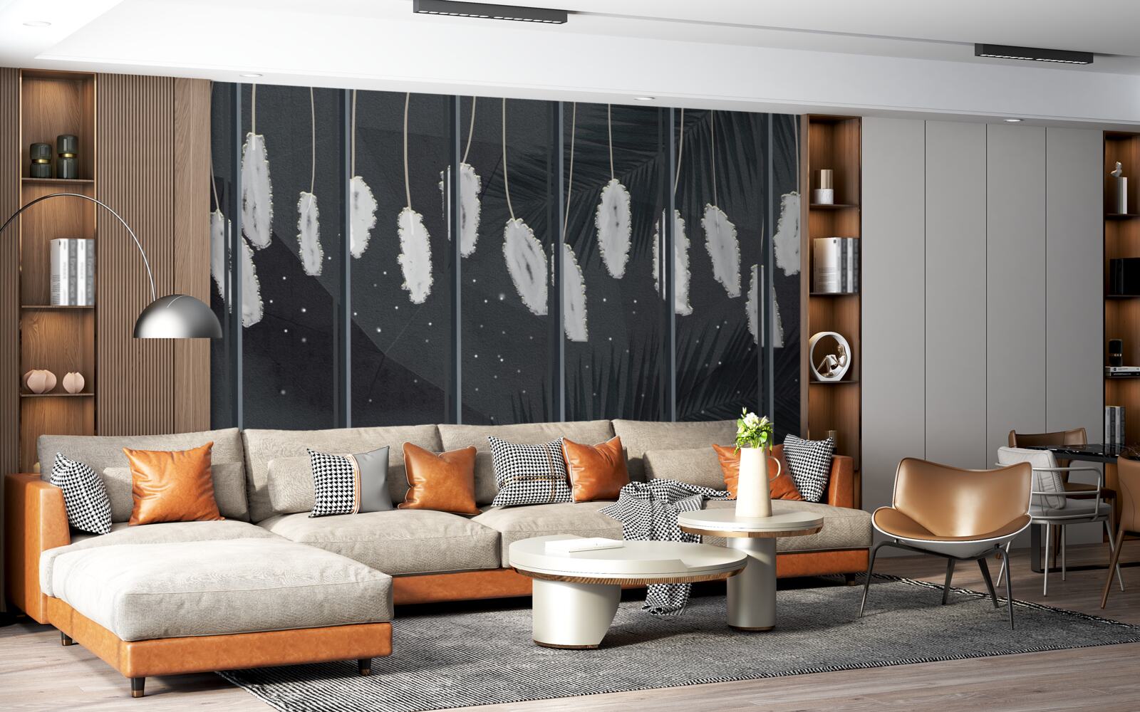 Fototapeta fuzz za wieczorną szybą