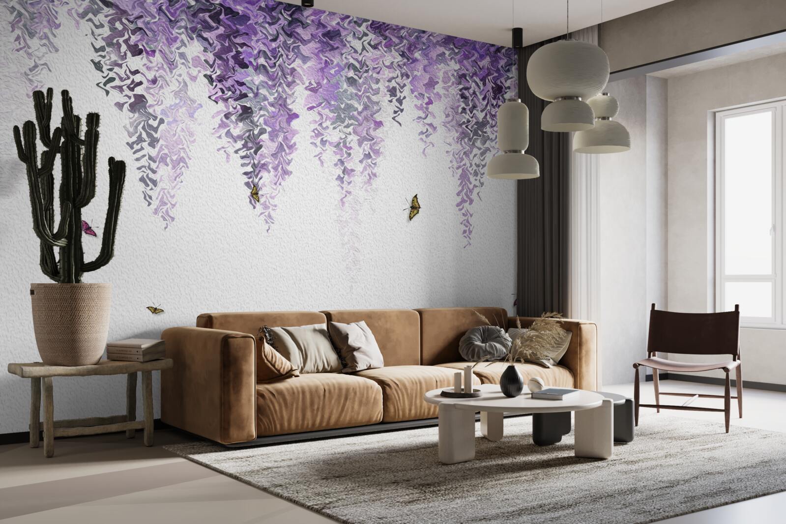 Fototapeta odbicie kwiatów bzu w wodzie