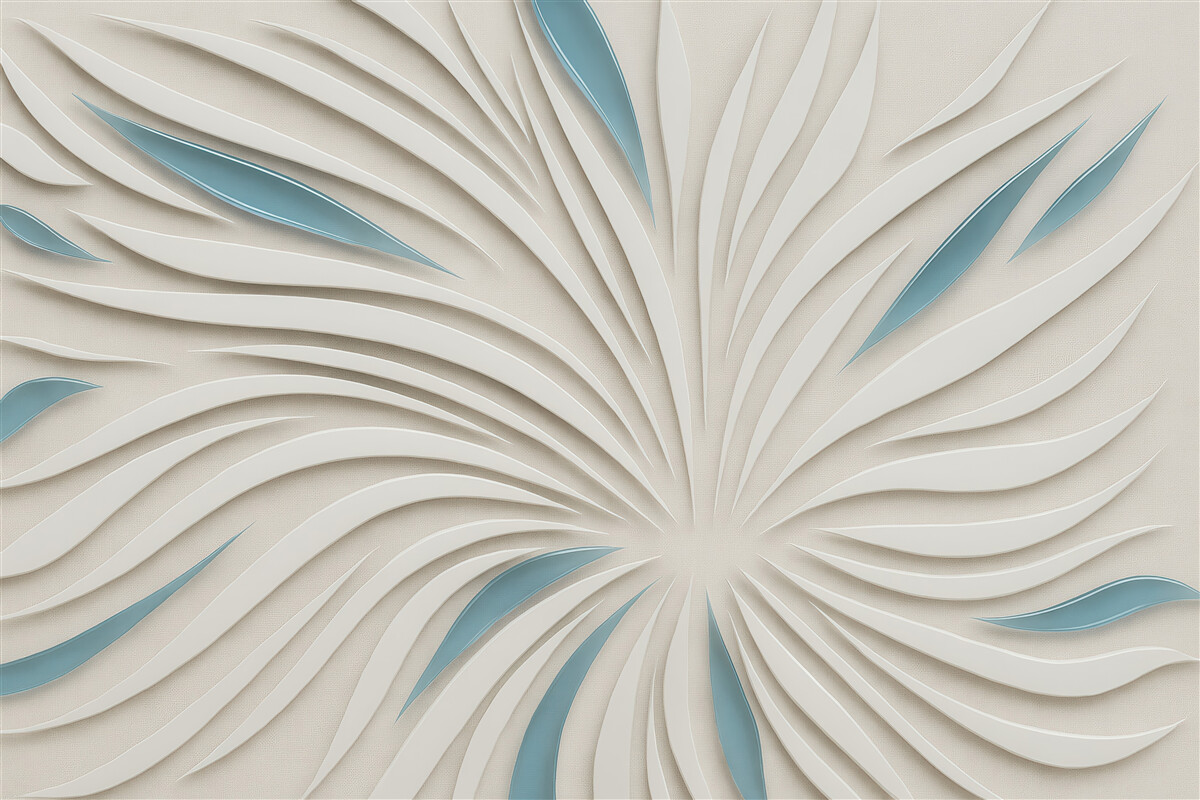 Fototapeta Podsumowanie kwiatu na materiale.