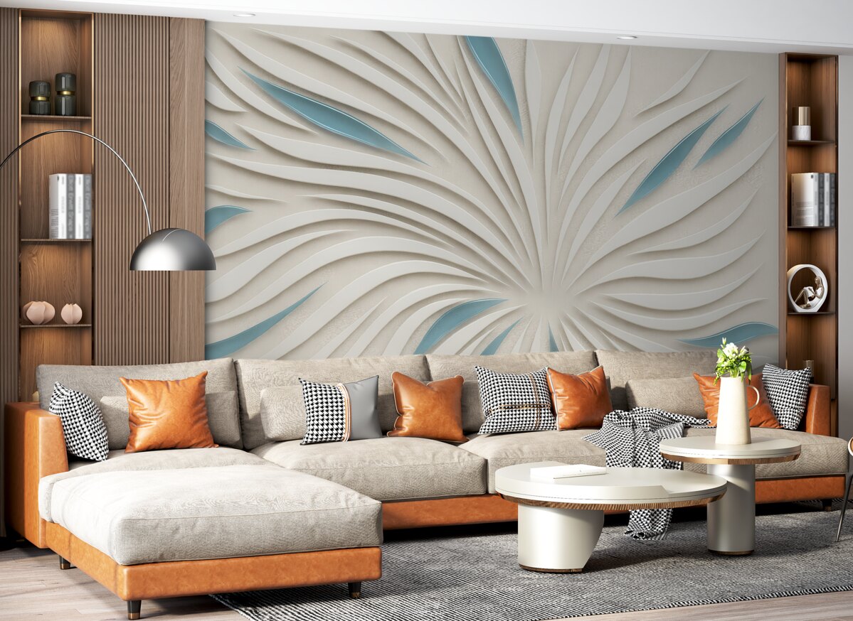 Fototapeta Podsumowanie kwiatu na materiale.