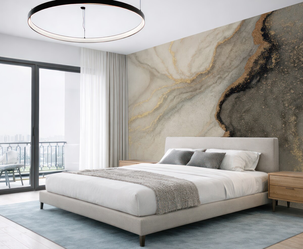 Fototapeta Szary liquid.