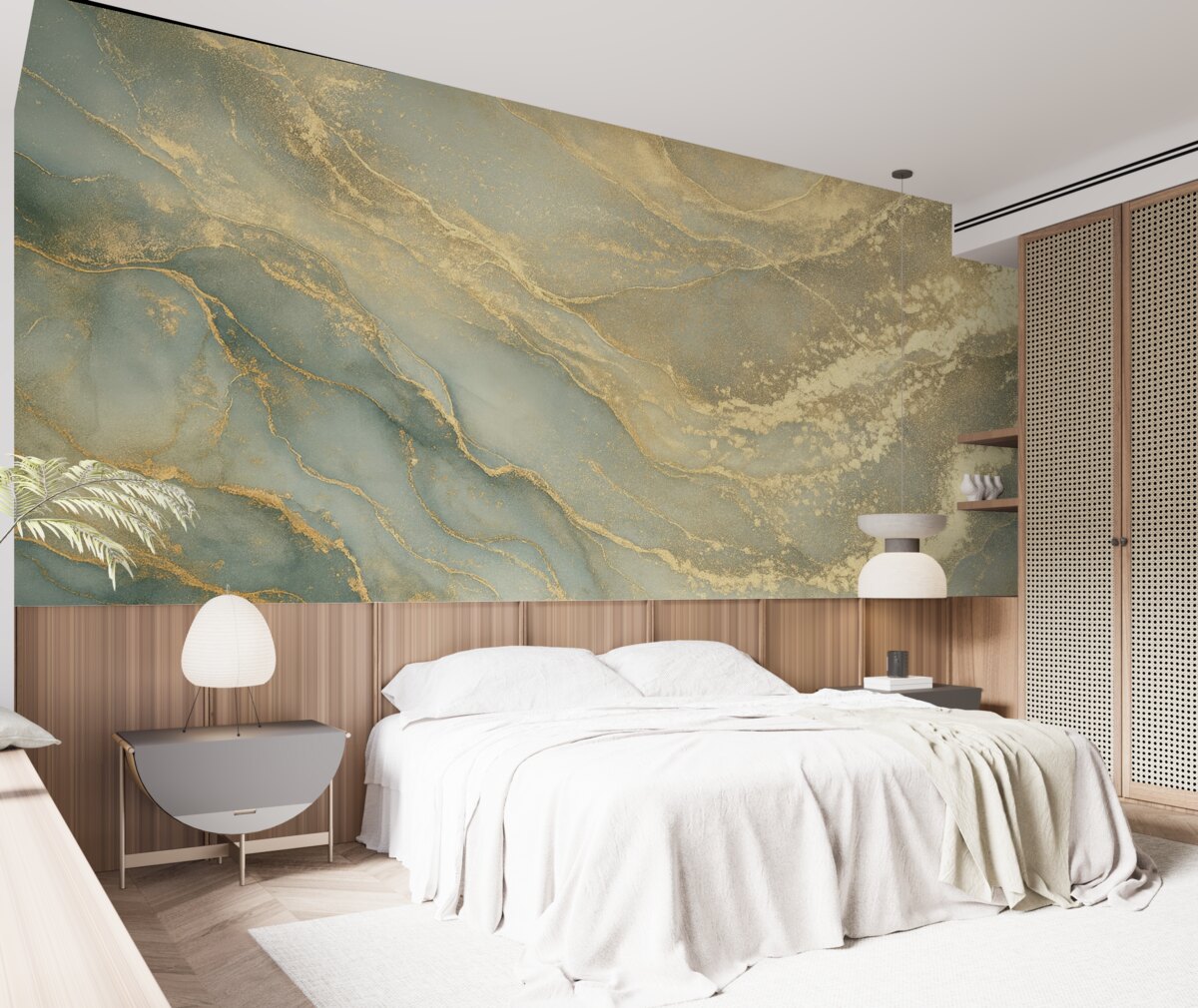 Fototapeta Szary oraz żółty marmur.