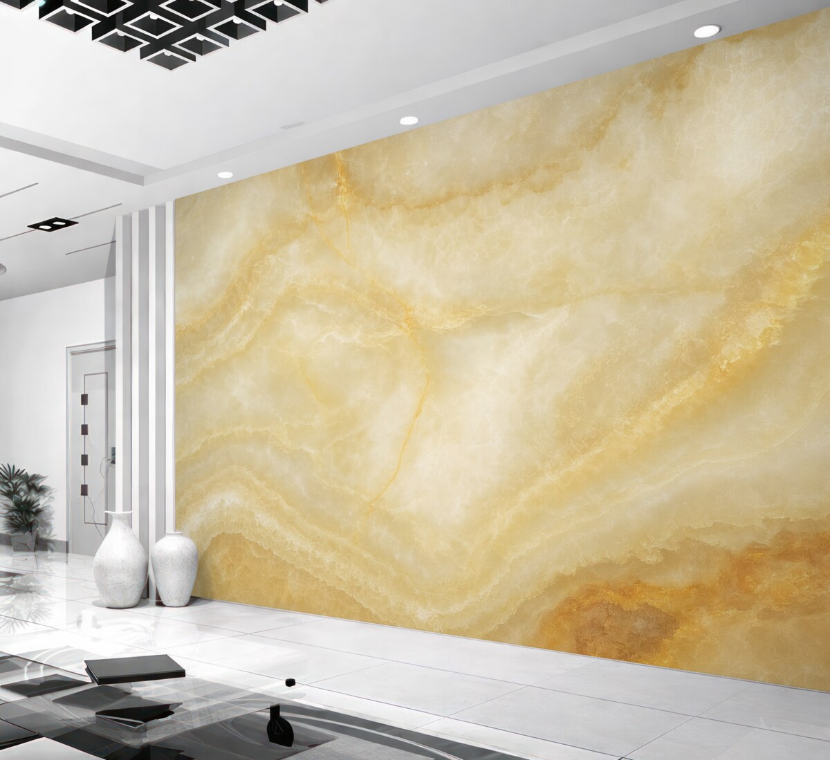 Fototapeta Beżowy kamień marmurowy.