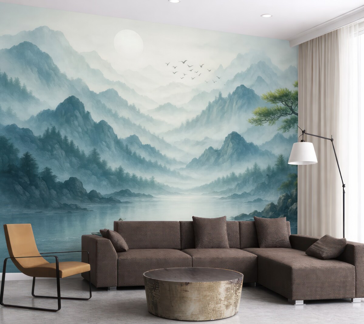 Fototapeta Góry otulone mgłą.