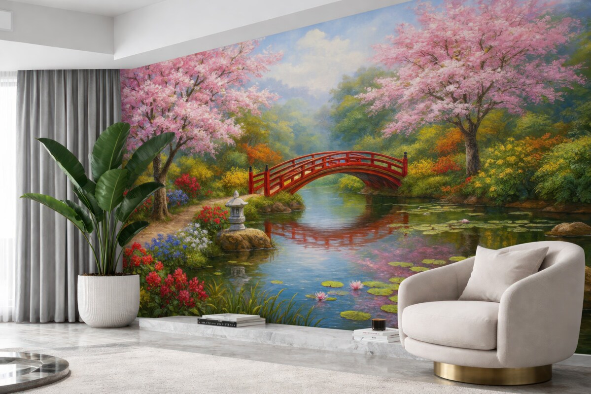 Fototapeta Japoński sad.