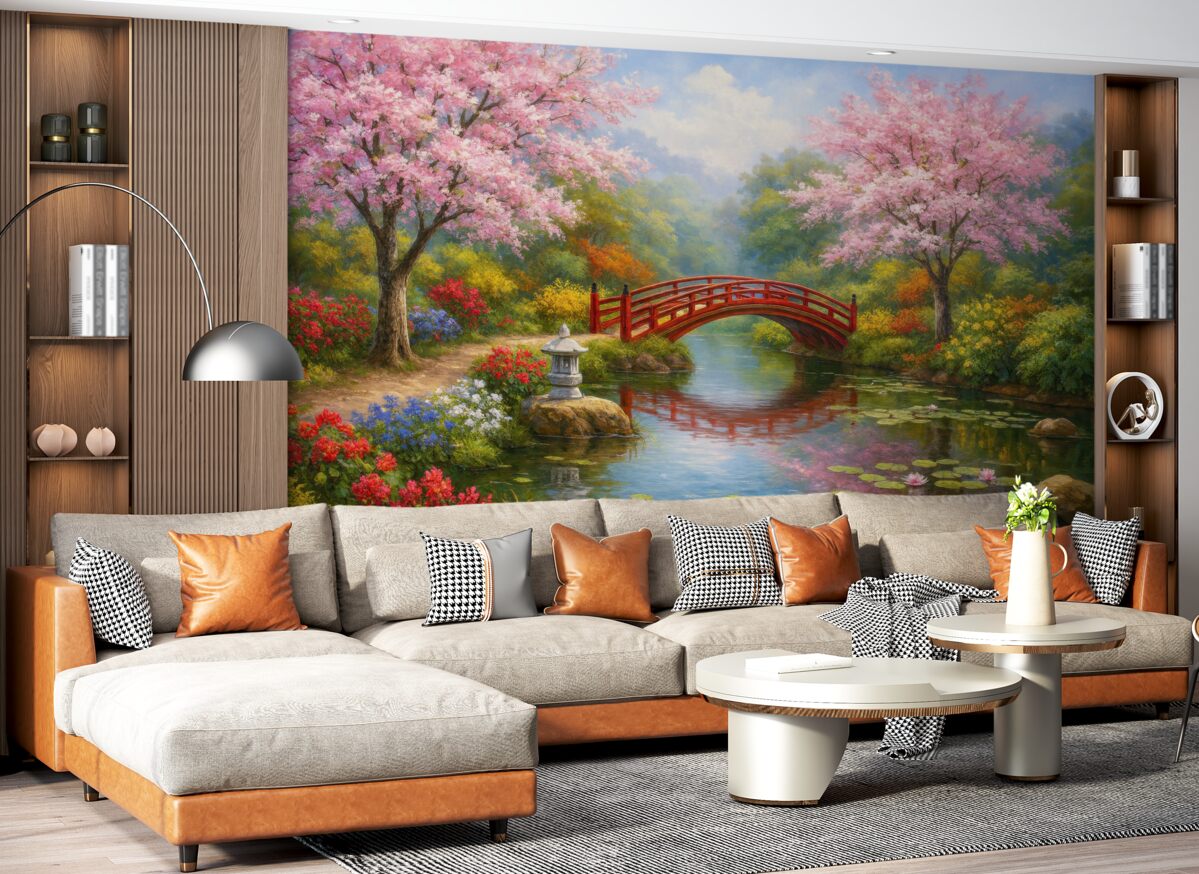 Fototapeta Japoński sad.