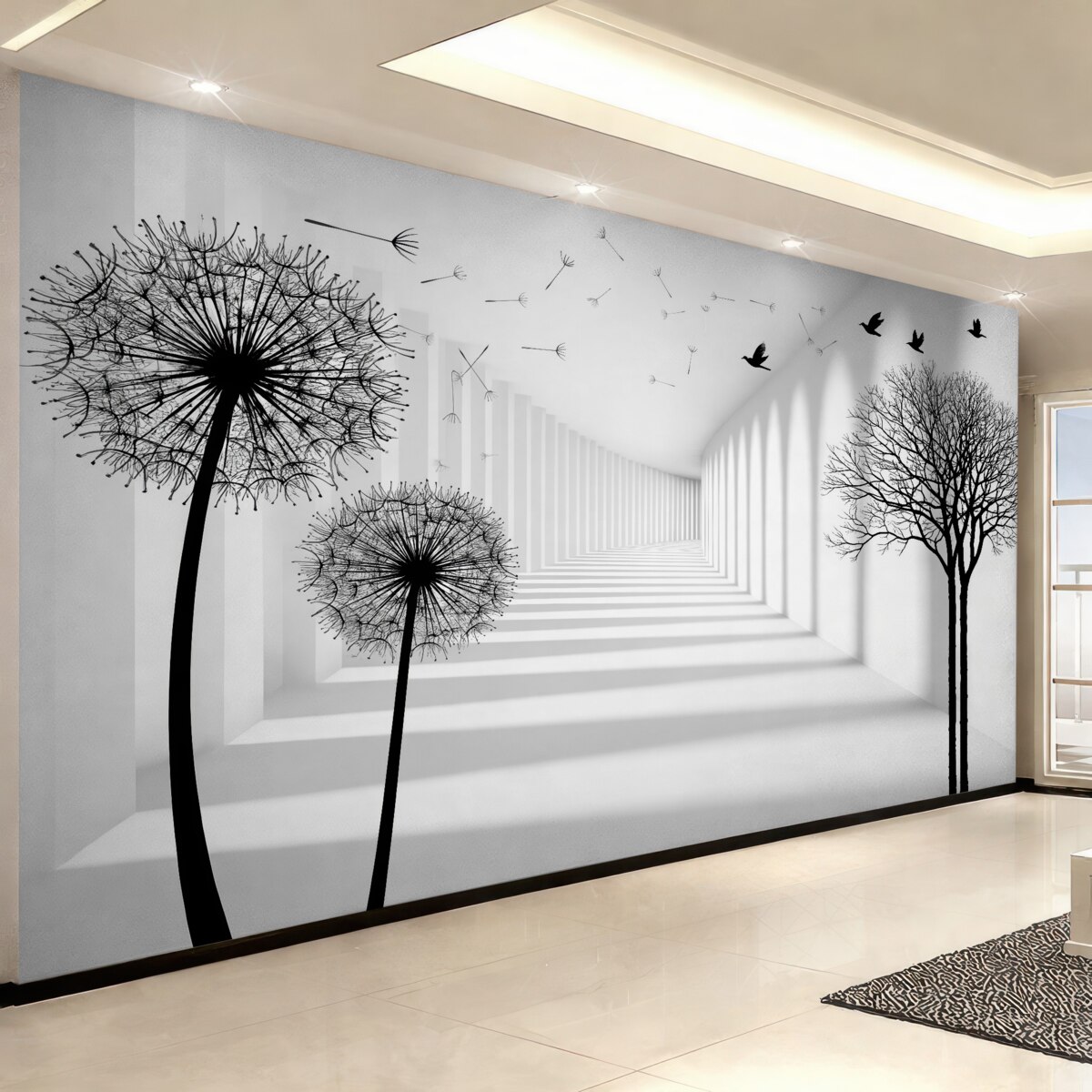 Fototapety Czarno-biały