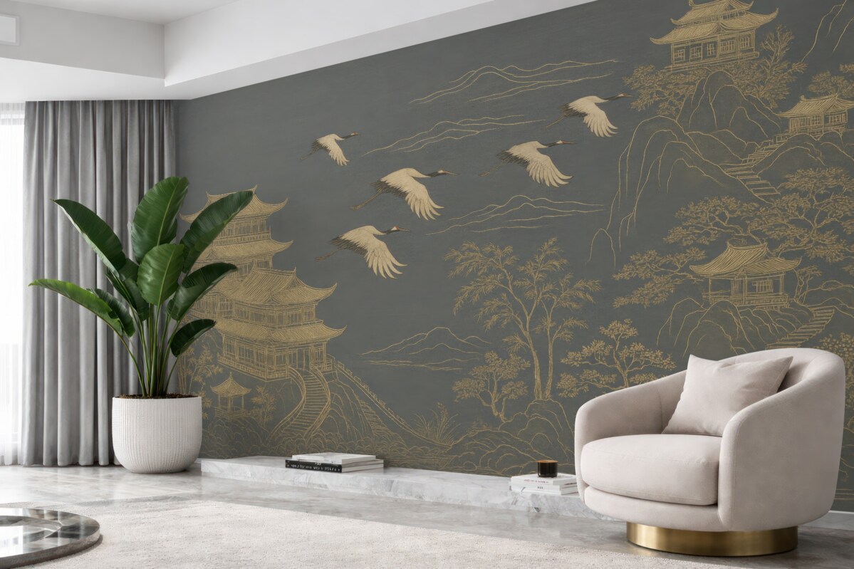 Fototapeta Obrazek w stylu japońskim.