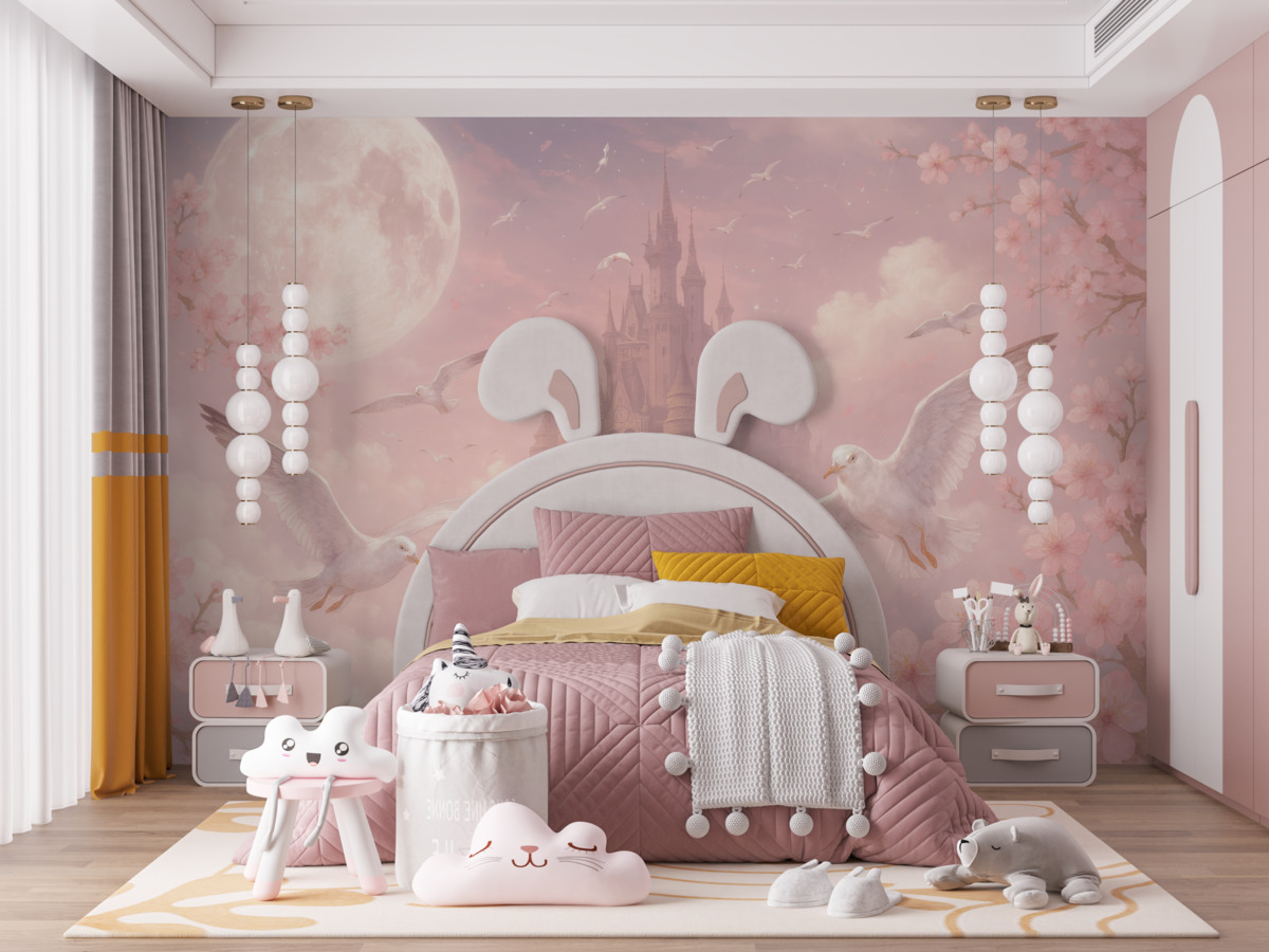 Fototapeta Chmura, róż i dzieło sztuki.