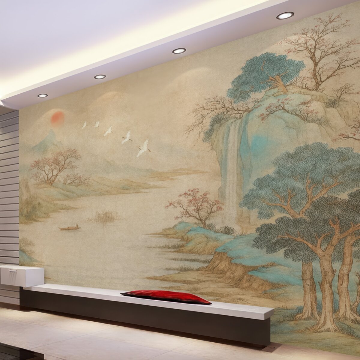 Fototapeta Pejzaż w chińskim stylu.