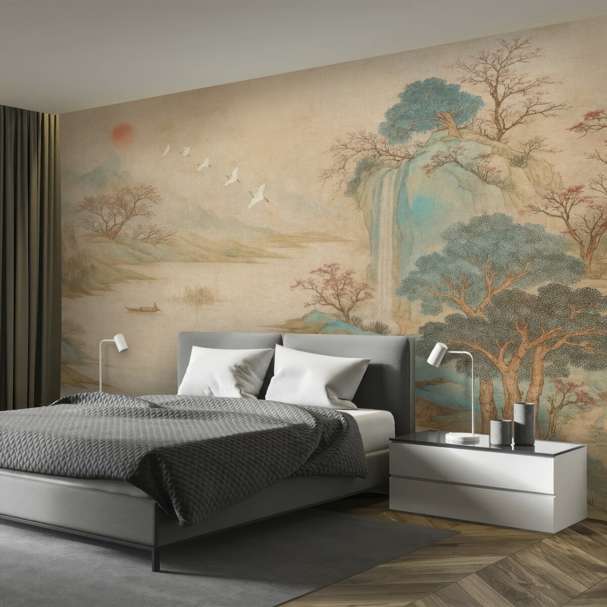 Fototapeta Pejzaż w chińskim stylu.