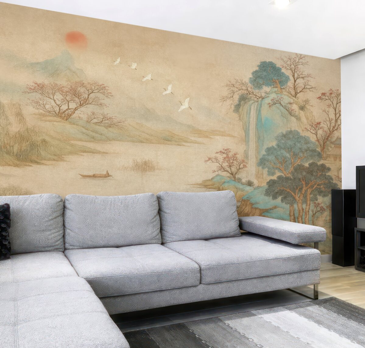 Fototapeta Pejzaż w chińskim stylu.