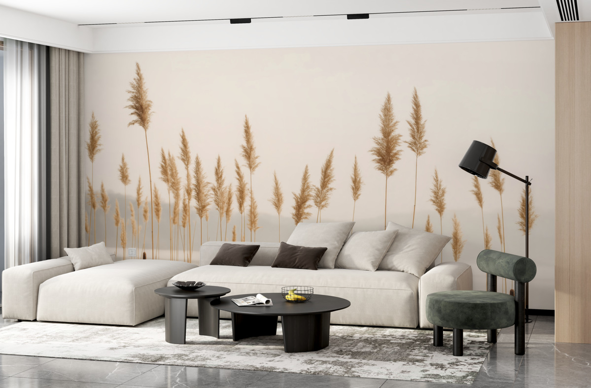 Fototapeta Trzciny oraz ożypałek.