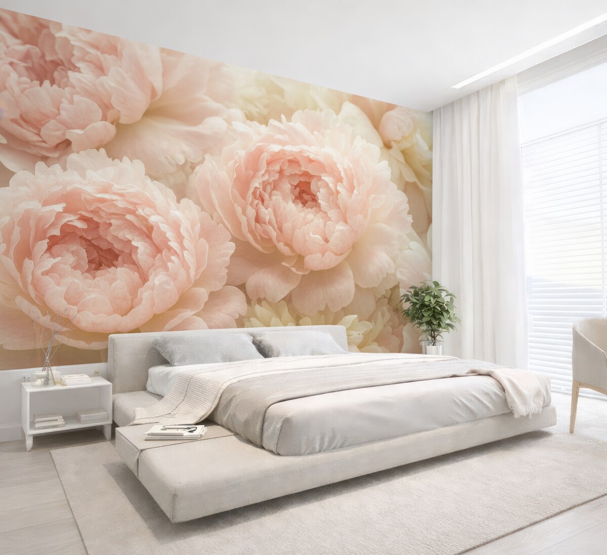 Fototapeta Subtelne piwonie.