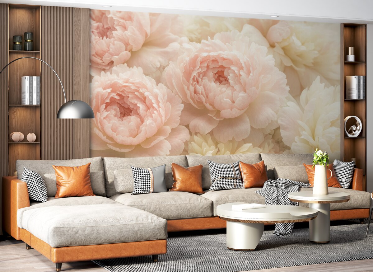 Fototapeta Subtelne piwonie.